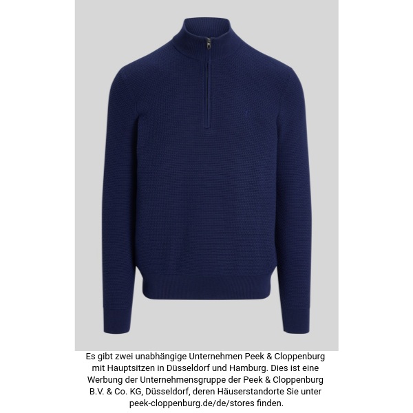 Polo Ralph Lauren Herren Marine Regular Fit Troyer Aus Baumwoll-Mix Mit Logo-Stitching Xxl