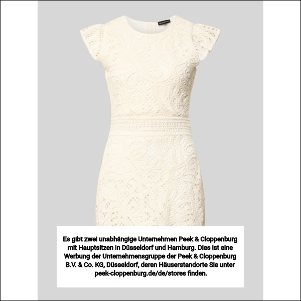 Emporio Armani Damen Offwhite Freizeitkleider, Beige, Gr. Größe 42