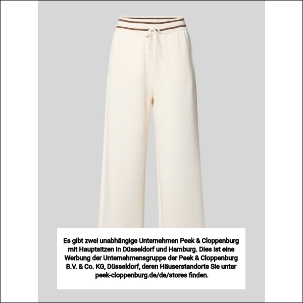 Armani Exchange Damen Offwhite Sweatpants Mit Elastischem Bund