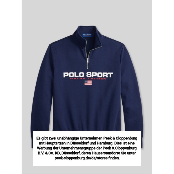 Polo Ralph Lauren Herren Marine Relaxed Fit Troyer Aus Baumwoll-Mix Xxl