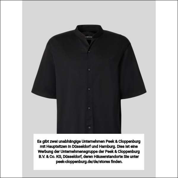 Emporio Armani Herren Freizeithemden Schwarz Gr. Extra Groß