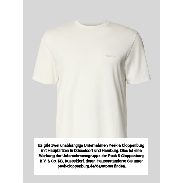 Armani Exchange Herren T-Shirts Beige Gr. Übergröße XXL 