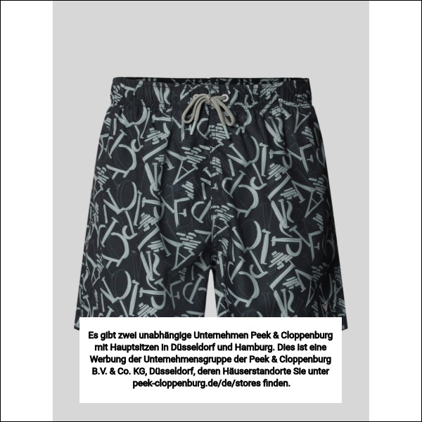 Emporio Armani Herren Schwarz Badehosen, Gr. Übergröße Xxl